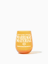Because You're ...: TOSSWARE × BRIDEMERCH (White) - RESERVE 16oz Stemless Wine Tritan™ Copolyester Glass Mixed Set