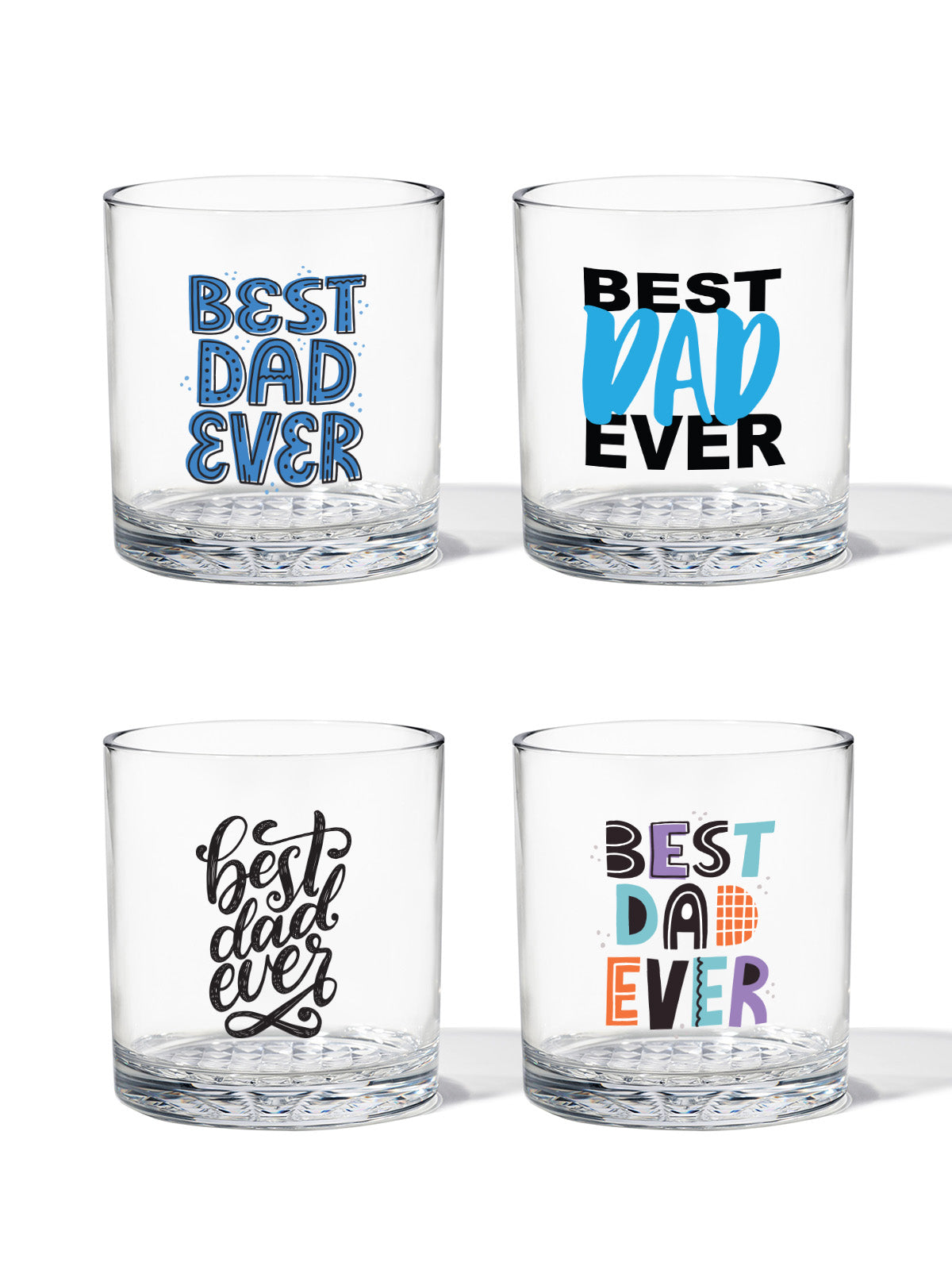 Best Dad Ever - RESERVE 12oz Old Fashioned Tritan™ Copolyester Glass