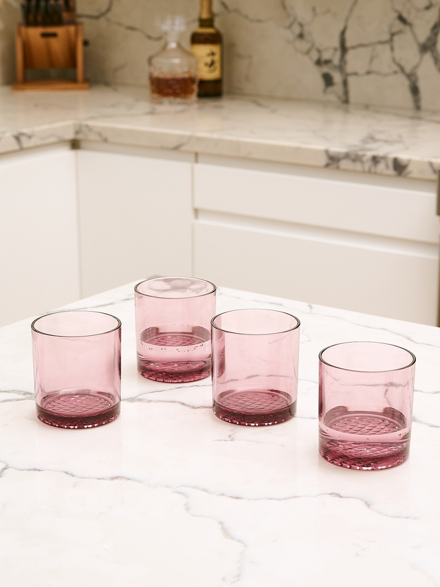 RESERVE 12oz Old Fashioned Color Series Tritan™ Copolyester Glass Blush