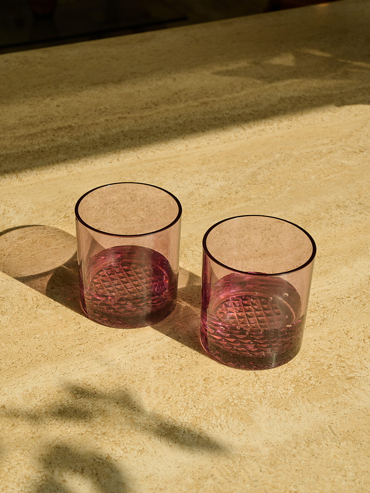 RESERVE 12oz Old Fashioned Color Series Tritan™ Copolyester Glass Blush