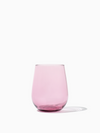 RESERVE 16oz Stemless Wine Color Series Tritan™ Copolyester Glass Blush - Bulk