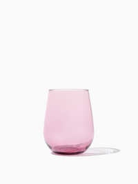 RESERVE 16oz Stemless Wine Color Series Tritan™ Copolyester Glass Blush - Bulk