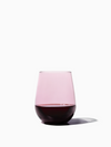 RESERVE 16oz Stemless Wine Color Series Tritan™ Copolyester Glass Blush - Bulk