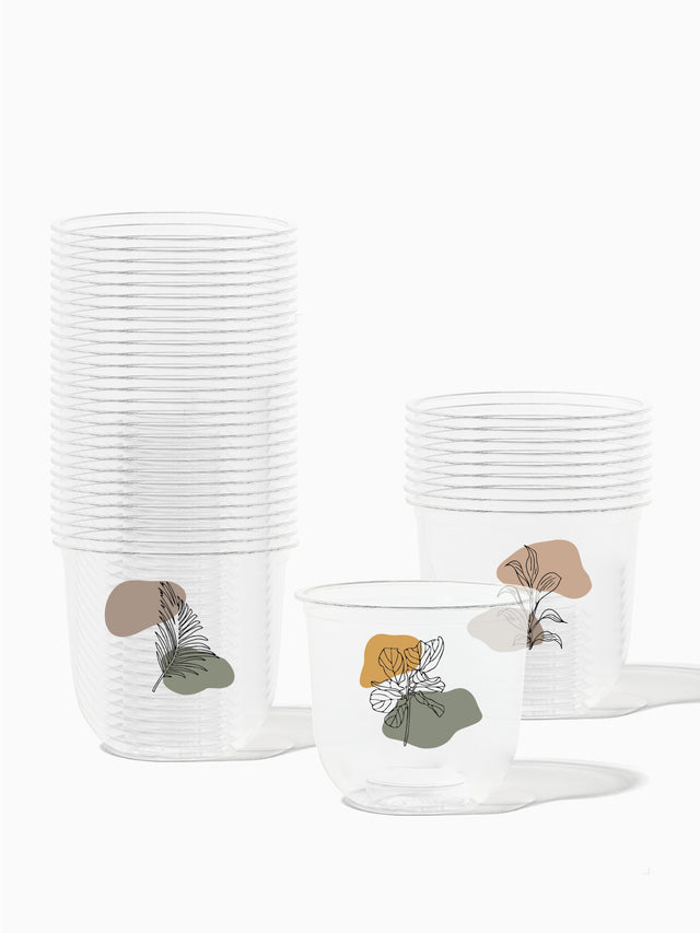 Botanical Linework - NATURAL 12oz Arc