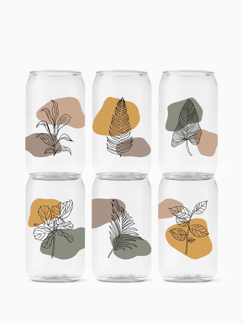 Botanical Linework - POP 12oz Can