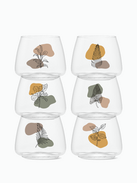 Botanical Linework - POP 12oz Rocks