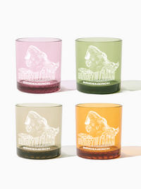 Bridezilla - Tossware × BRIDEMERCH - RESERVE 12oz Old Fashioned Color Series Tritan™ Copolyester Glass Mixed Set - White