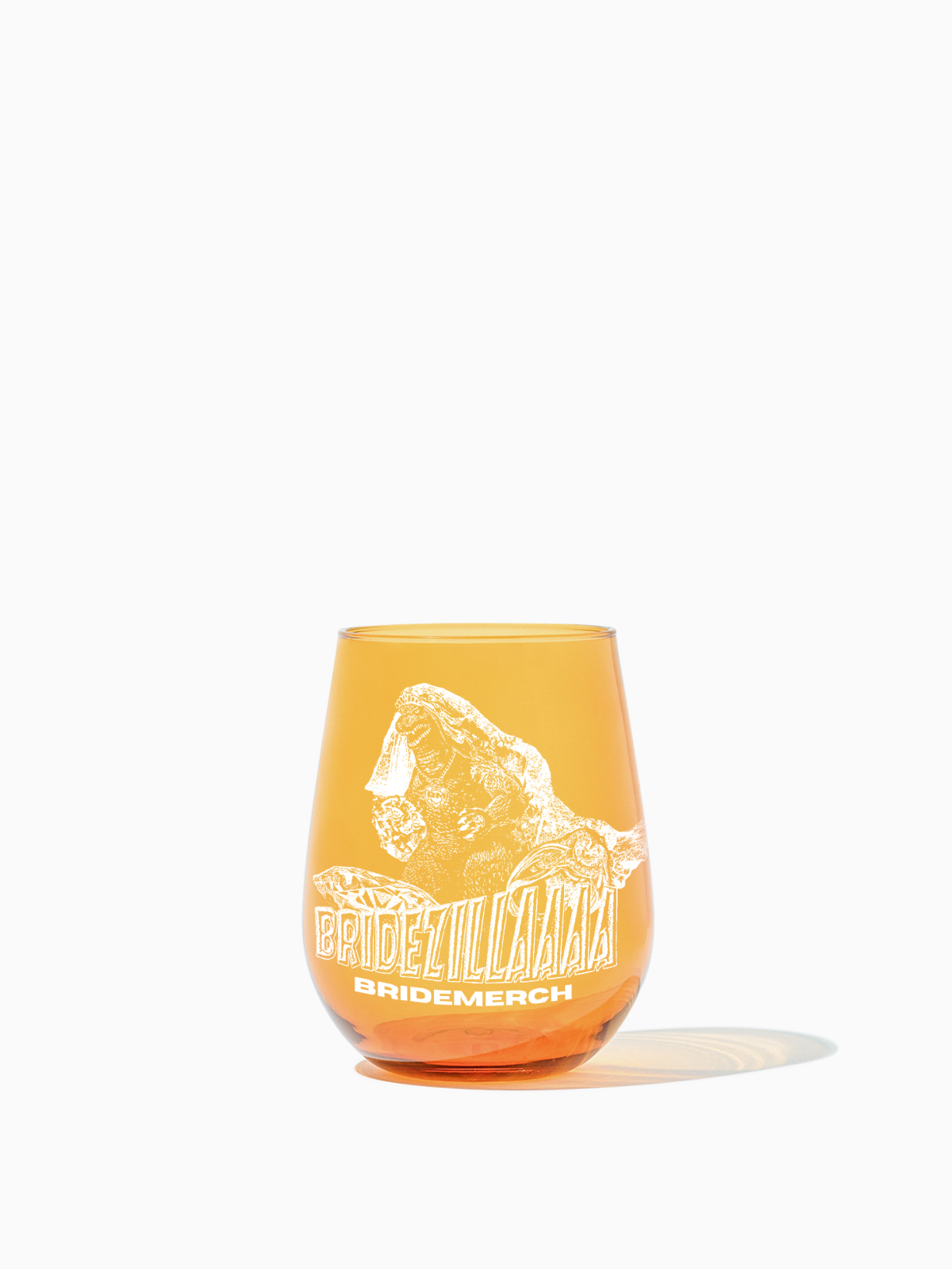 Bridezilla: TOSSWARE × BRIDEMERCH (White) - RESERVE 16oz Stemless Wine Tritan™ Copolyester Glass Mixed Set