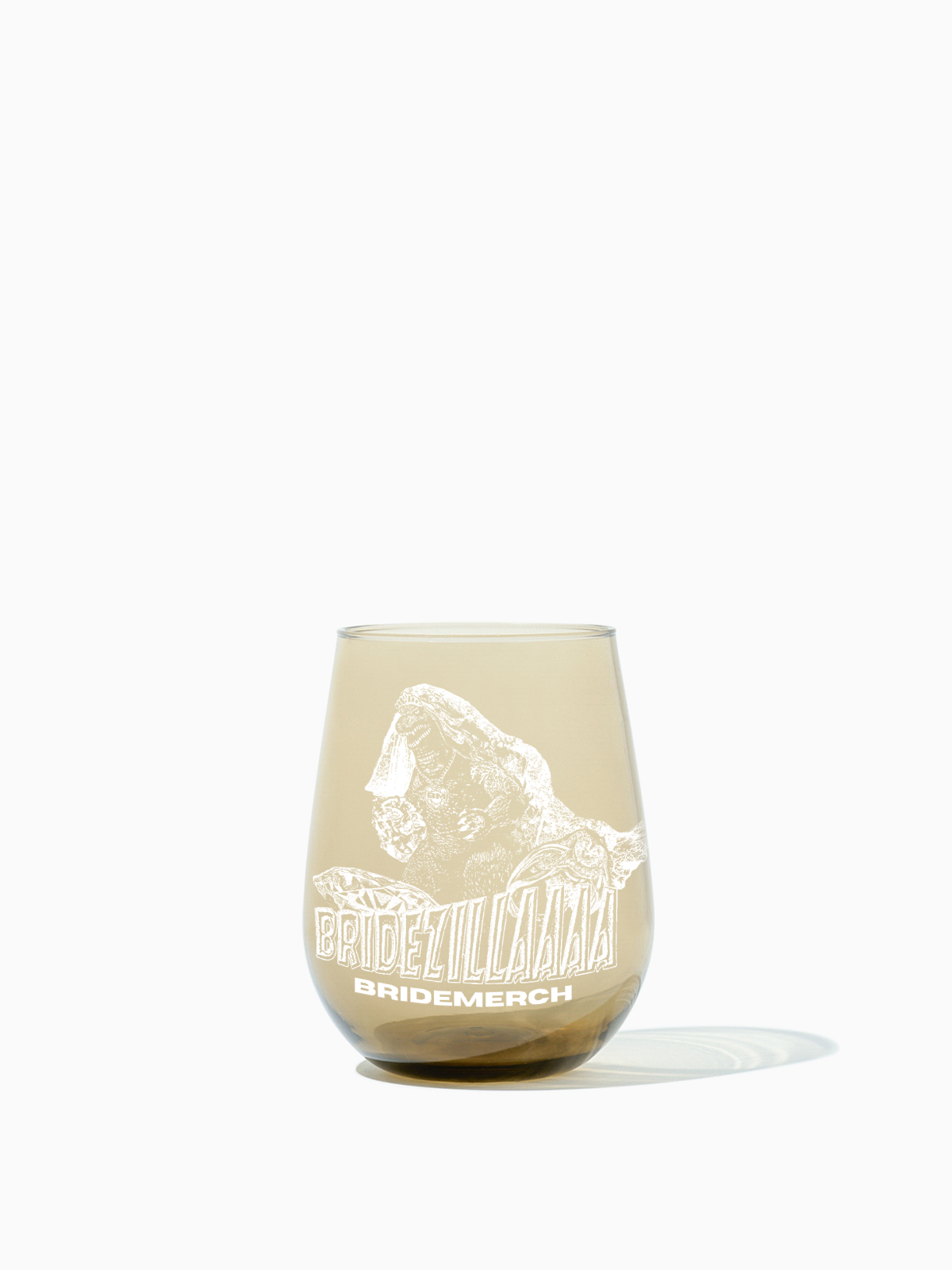 Bridezilla: TOSSWARE × BRIDEMERCH (White) - RESERVE 16oz Stemless Wine Tritan™ Copolyester Glass Mixed Set