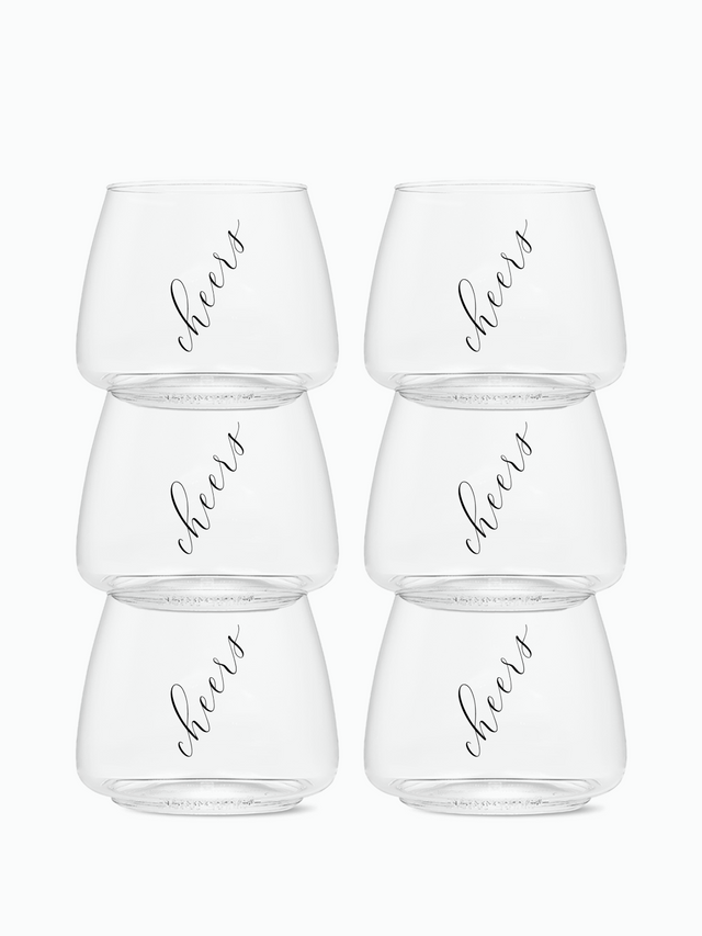 Classic Cheers (Black) - POP 12oz Rocks