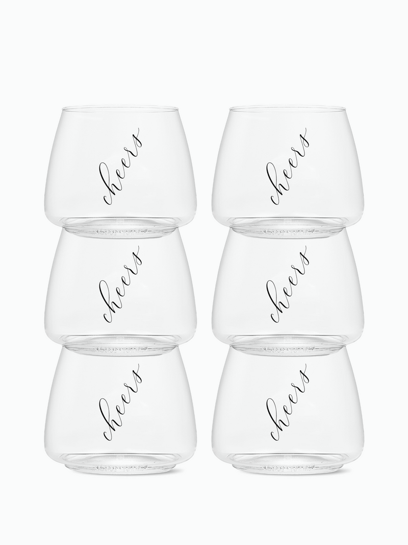 Classic Cheers (Black) - POP 12oz Rocks