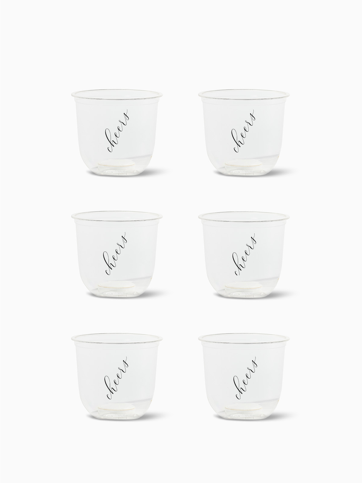 Classic Cheers (Black) - NATURAL 12oz Arc