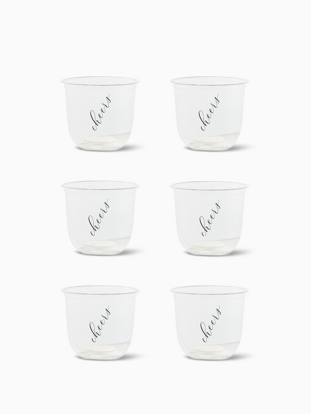 Classic Cheers (Black) - NATURAL 12oz Arc