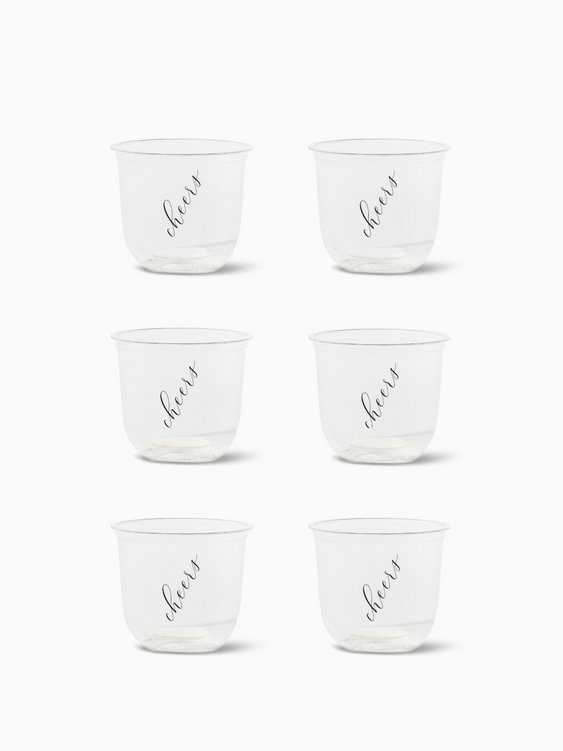 Classic Cheers (Black) - NATURAL 12oz Arc