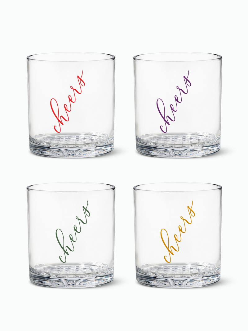 Classic Cheers (Color) - RESERVE 12oz Old Fashioned Tritan™ Copolyester Glass