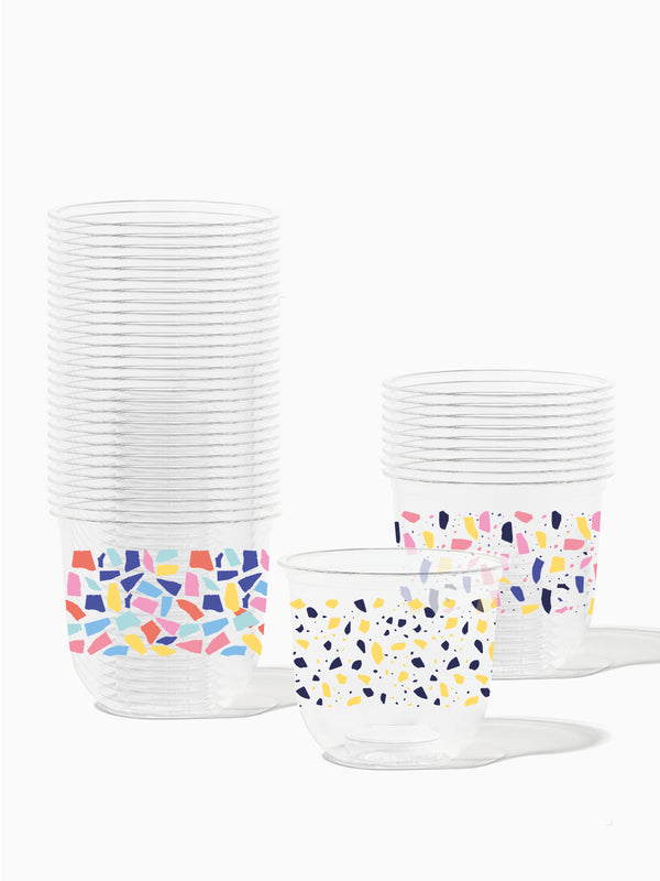 Colorful Terrazzo - NATURAL 12oz Arc