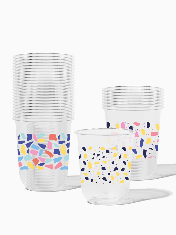 Colorful Terrazzo - NATURAL 16oz Arc