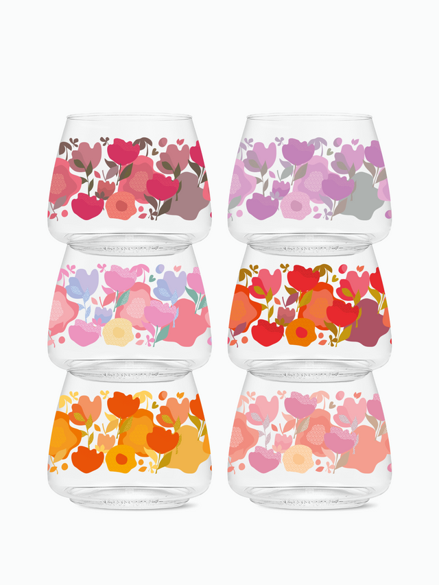 Crimson Blooms - POP 12oz Rocks