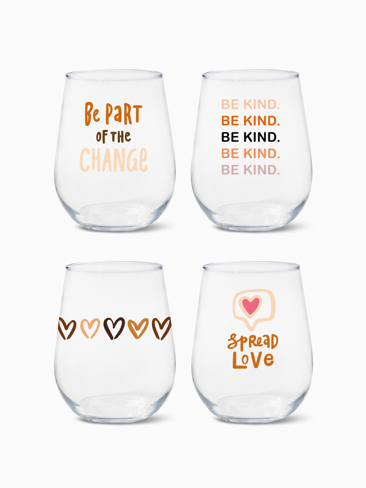 Equality - RESERVE 16oz Stemless Wine Tritan™ Copolyester Glass