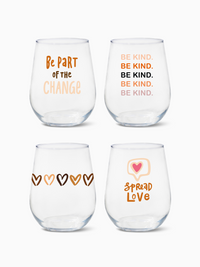 Equality - RESERVE 16oz Stemless Wine Tritan™ Copolyester Glass