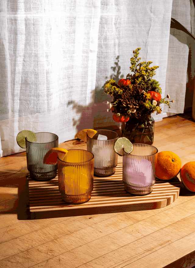 RESERVE 12oz Fluted Tumbler - Mixed Color Set - Bulk