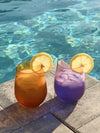 RESERVE 16oz Stemless Wine Color Series Tritan™ Copolyester Glass Mixed Set