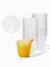 GO 12oz Rounded Bottom PET Arc Cup + Sip Lids Bundle