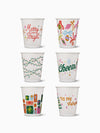 Merry & Bright - Go 12oz Double Wall Paper Cup