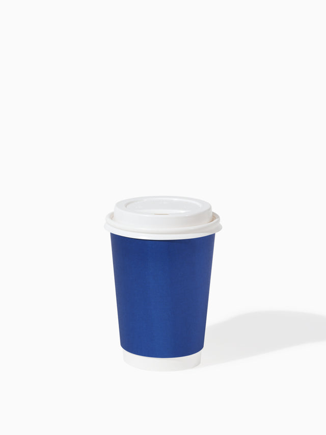 GO 12oz Double Wall Paper Cup Mixed Color Bundle with Lids