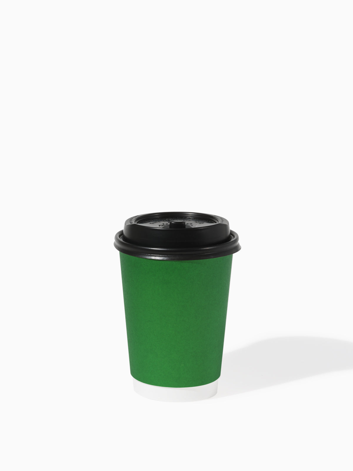GO 12oz Double Wall Paper Pine Green Cup Bundle with Lids