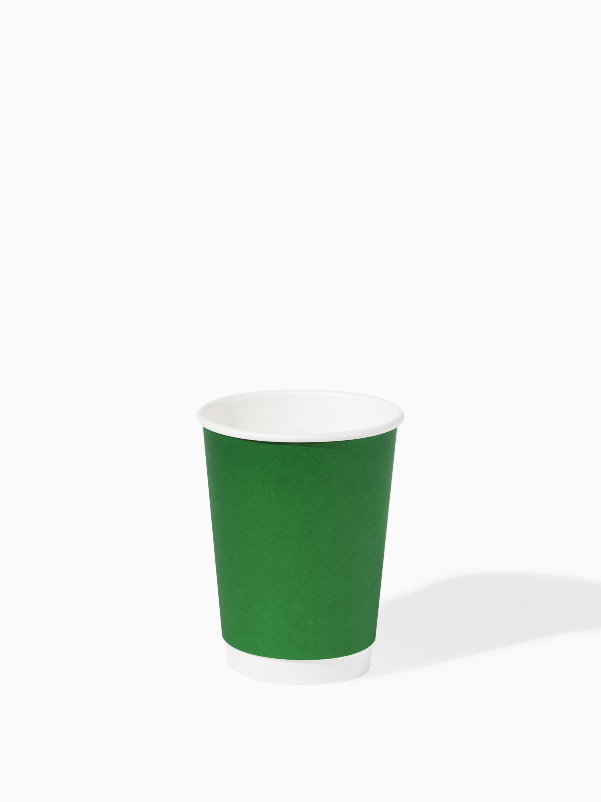 GO 12oz Double Wall Paper Pine Green Cup Bundle with Lids
