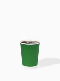 GO 12oz Double Wall Paper Cup Pine Green