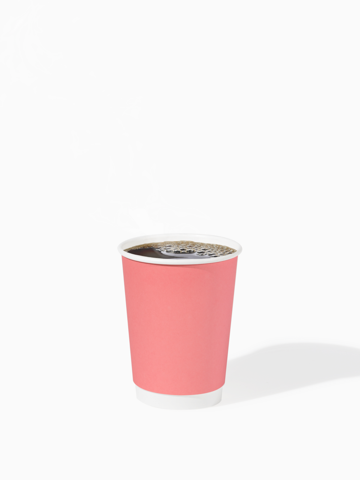 GO 12oz Double Wall Paper Cup Blush Pink - Bulk