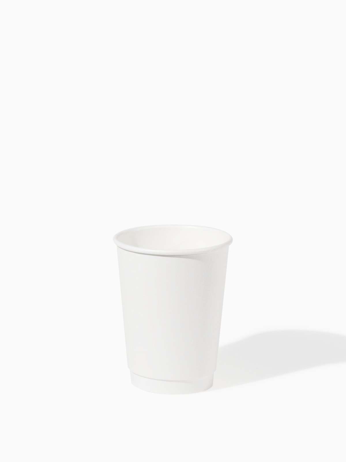 GO 12oz Double Wall Paper Cup White - Bulk