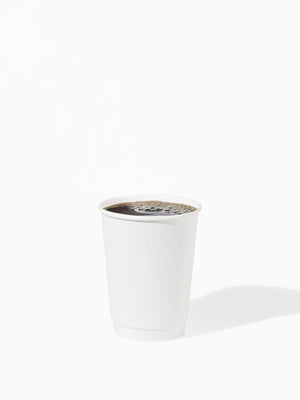 GO 12oz Double Wall Paper Cup White