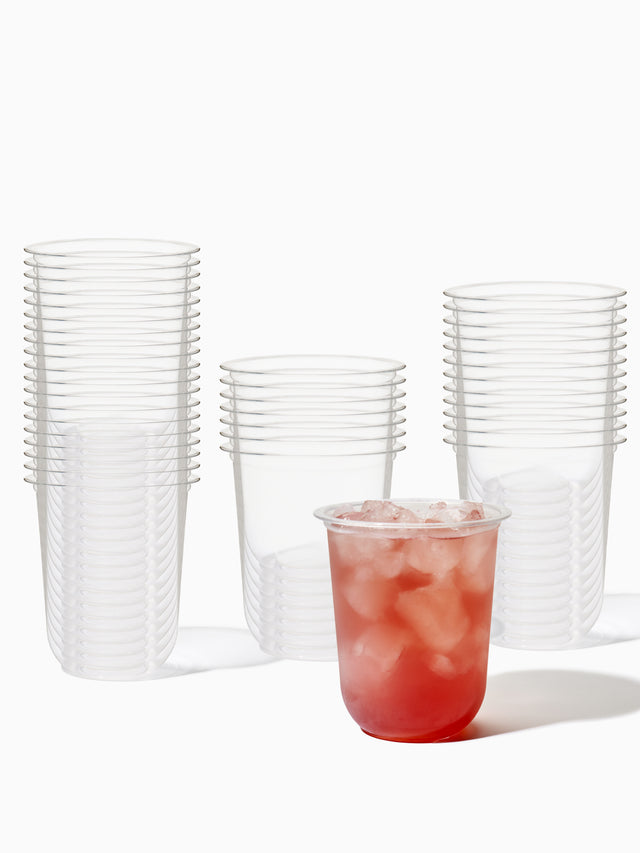 GO 16oz Rounded Bottom PET Arc Cup