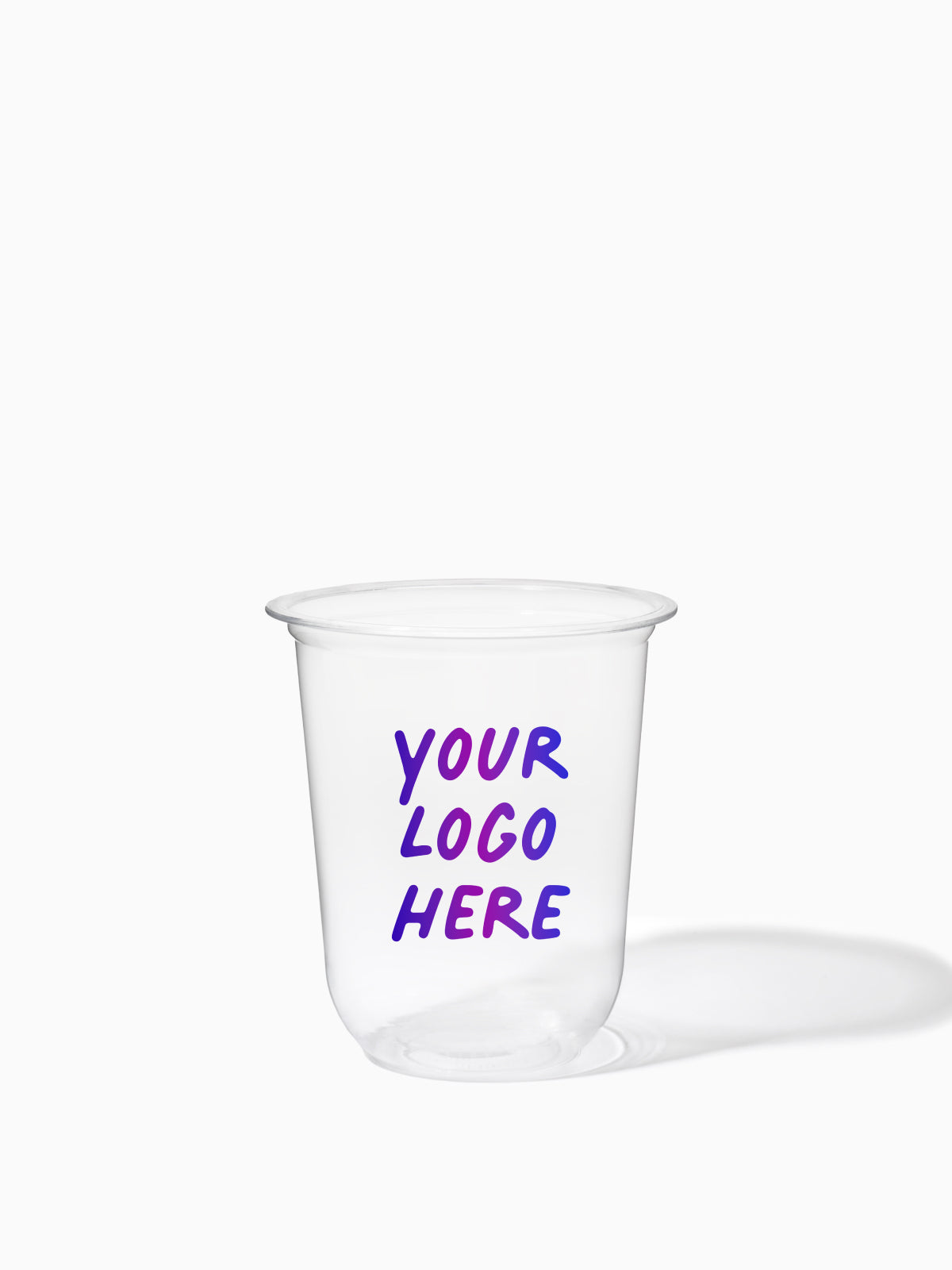 GO 16oz Rounded Bottom PET Arc Cup - Bulk - 1000/Case