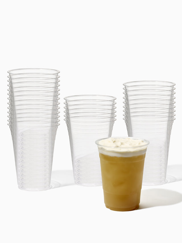 GO 16oz Classic Recyclable PET Cup - Bulk - 1000/Case