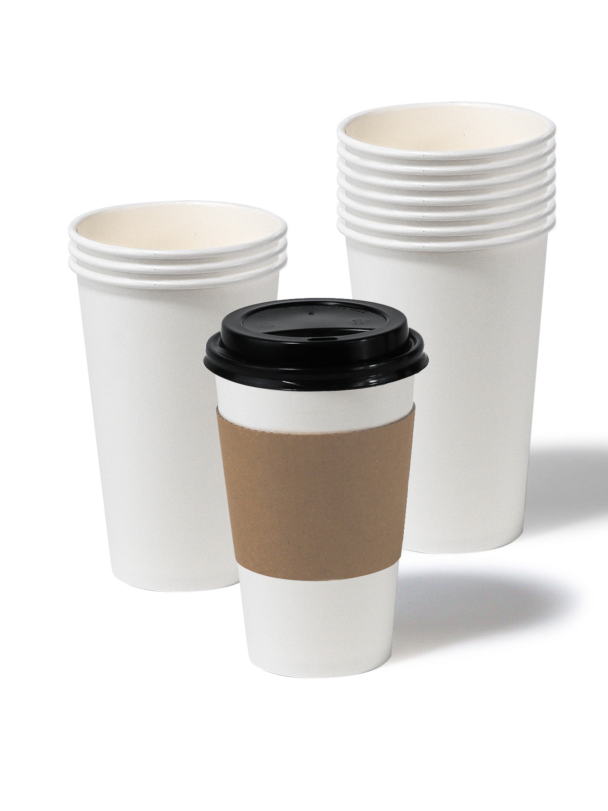 GO 16oz Single Wall Paper Cup - Bulk - 1000/Case