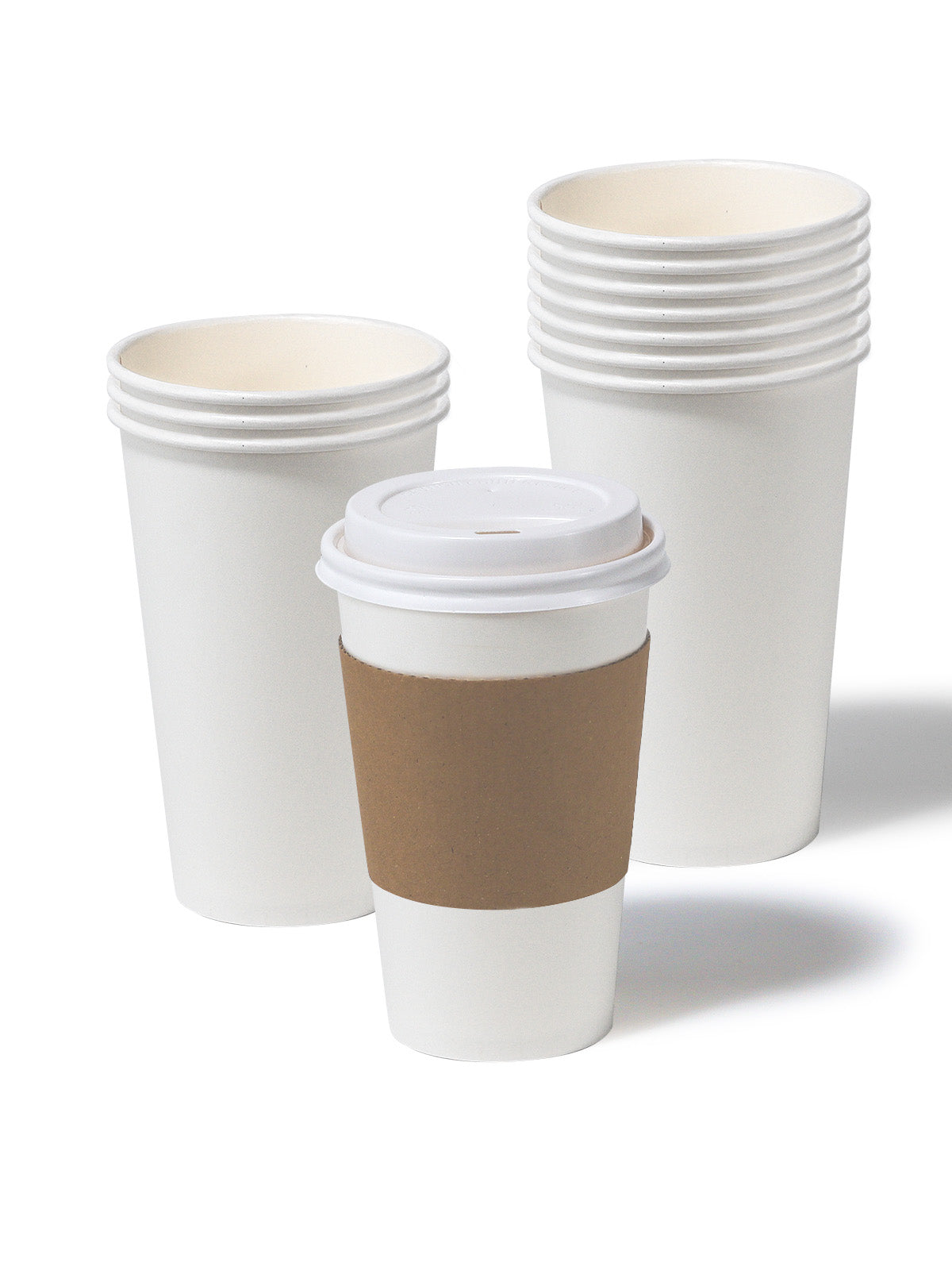 GO 16oz Single Wall Paper Cup - Bulk - 1000/Case