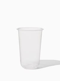 NATURAL 20oz Rounded Bottom Compostable Arc 98mm Cup