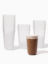 GO 20oz Rounded Bottom PET Arc Cup - Bulk - 1000/Case