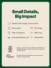 GO 20oz Double Wall Paper Cup 90mm Recyclable Cup - Bulk - 500/Case