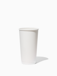 GO 20oz Double Wall Paper Cup 90mm Recyclable Cup - Bulk - 500/Case