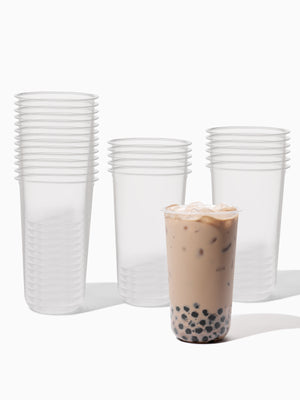 GO 24oz Rounded Bottom PET Arc Cup - Bulk - 600/Case