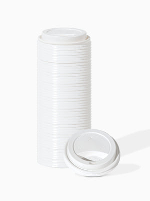 GO Sip 80mm Lids for Paper Cups - Bulk - 1000/Case