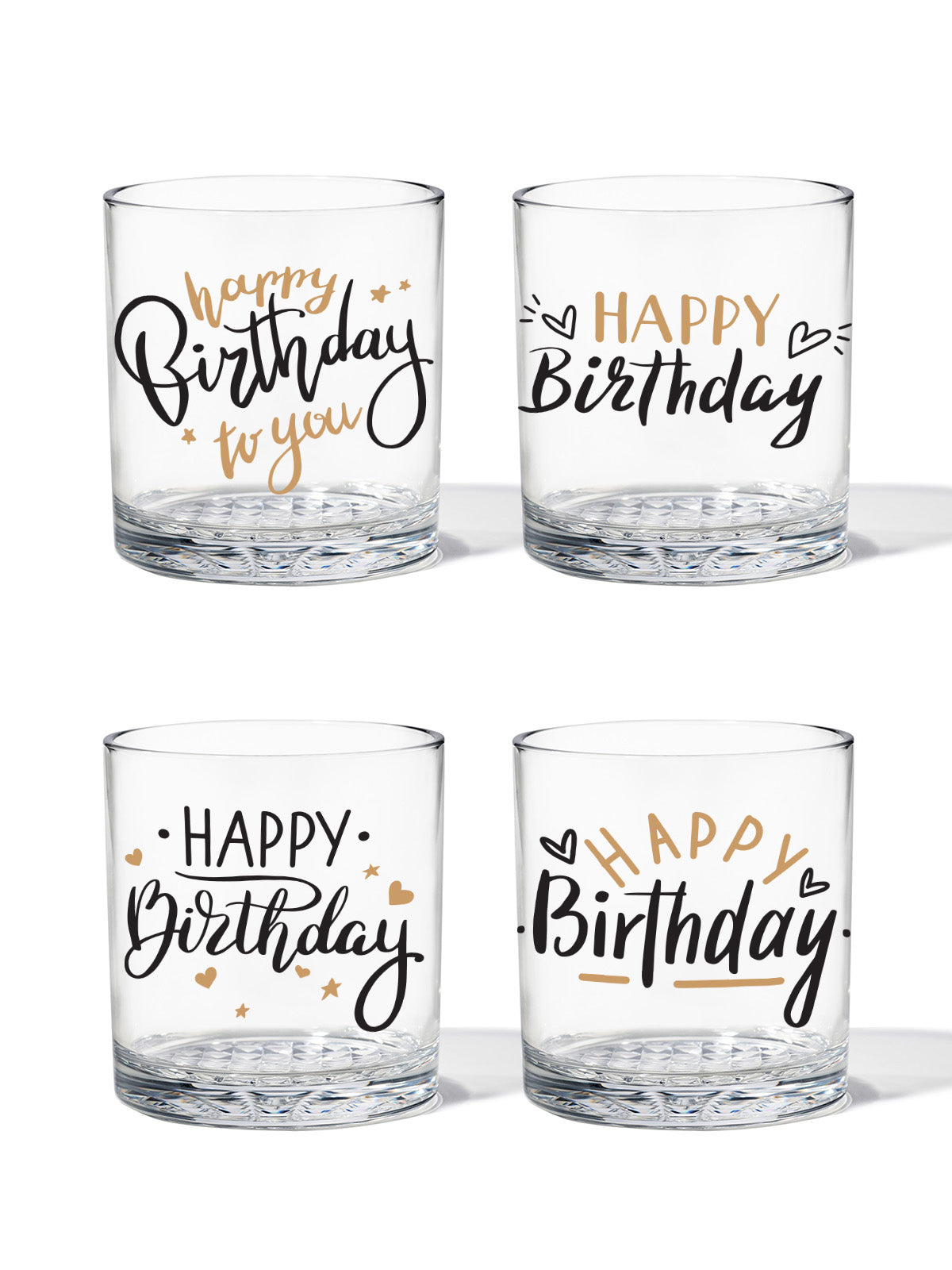 Golden Birthday - RESERVE 12oz Old Fashioned Tritan™ Copolyester Glass