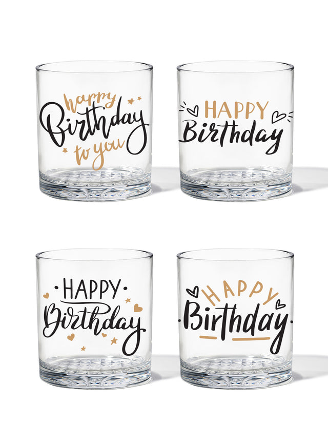Golden Birthday - RESERVE 12oz Old Fashioned Tritan™ Copolyester Glass