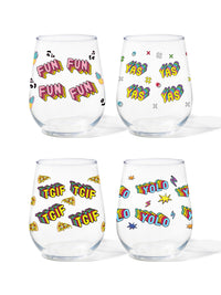 Good Vibe - RESERVE 16oz Stemless Wine Tritan™ Copolyester Glass