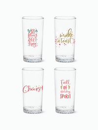Holiday Spirit - RESERVE 14oz Highball Tritan™ Copolyester Glass